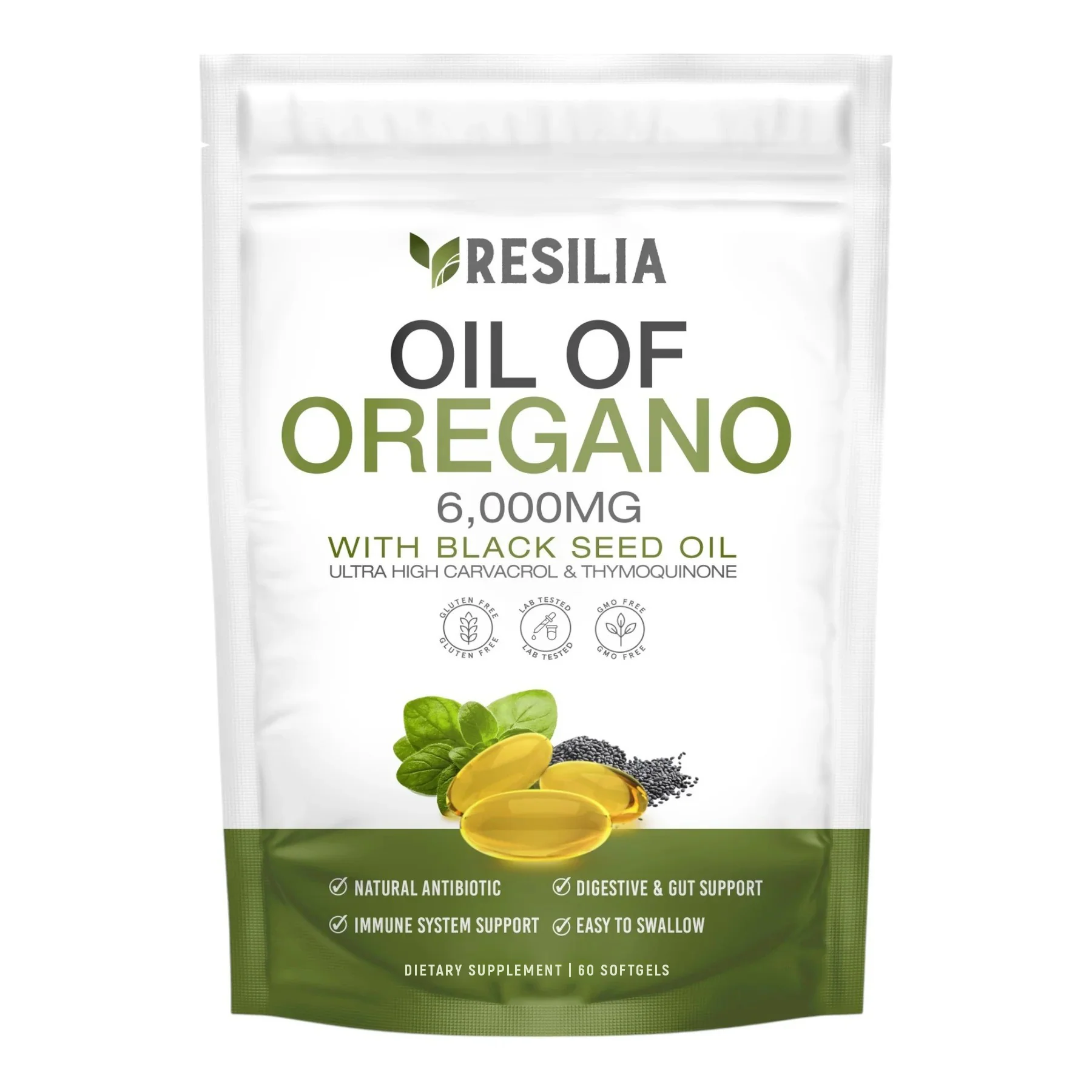 Resilia™ Oil Of Oregano Softgels